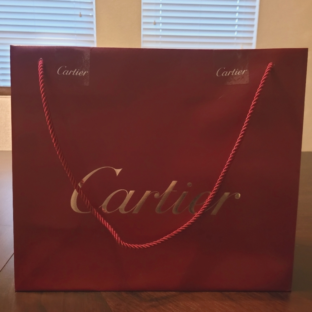 Cartier shopping bag